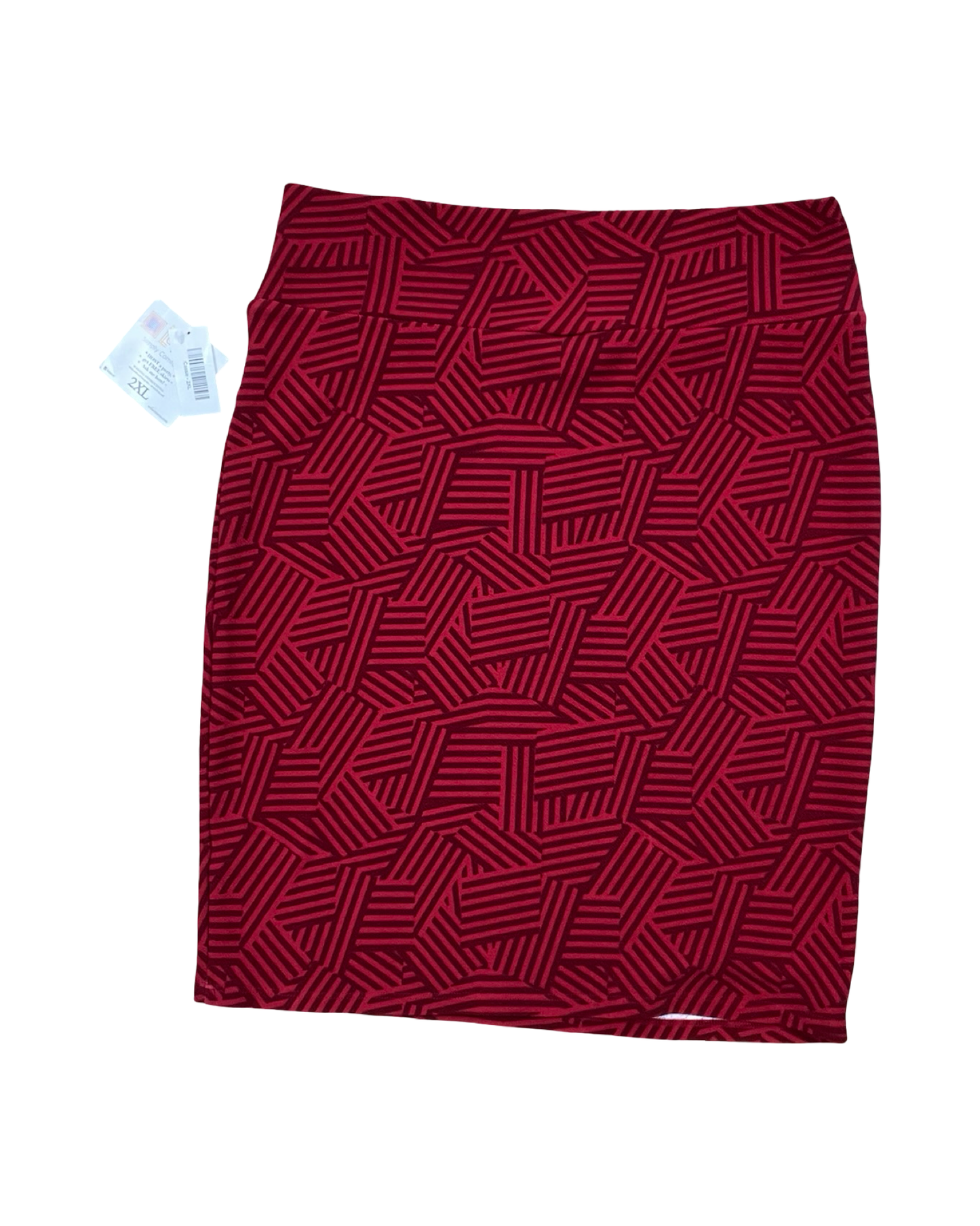 Skirt Midi By Lularoe In Red, Size:2X