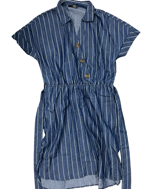 Dress Casual Midi By Robert Louis In Blue, Size:Xl