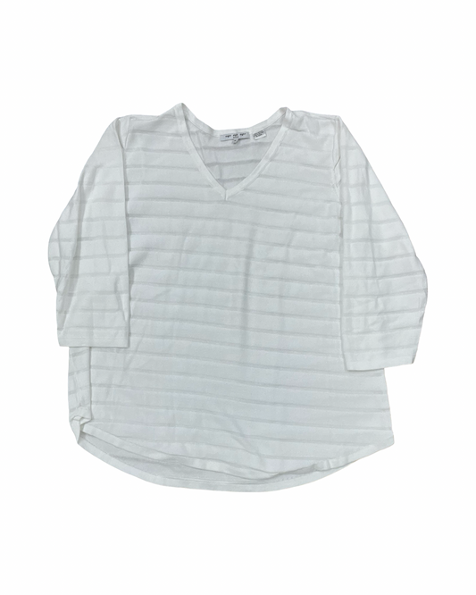 Top Ls By Clothes Mentor In White, Size:1X