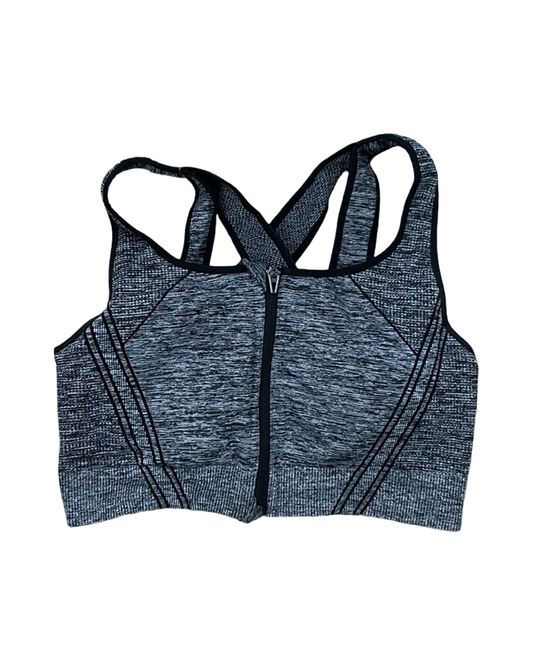 Athletic Bra By Avia In Grey, Size:Xl