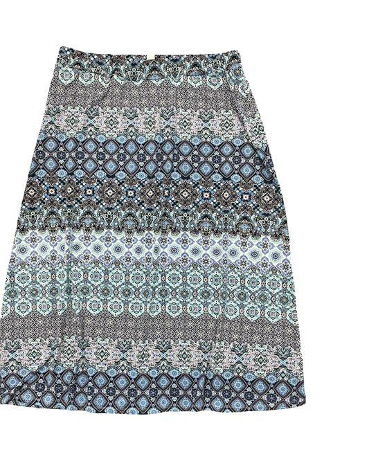 Skirt Maxi By Cj Banks In Blue & Pink, Size:1X