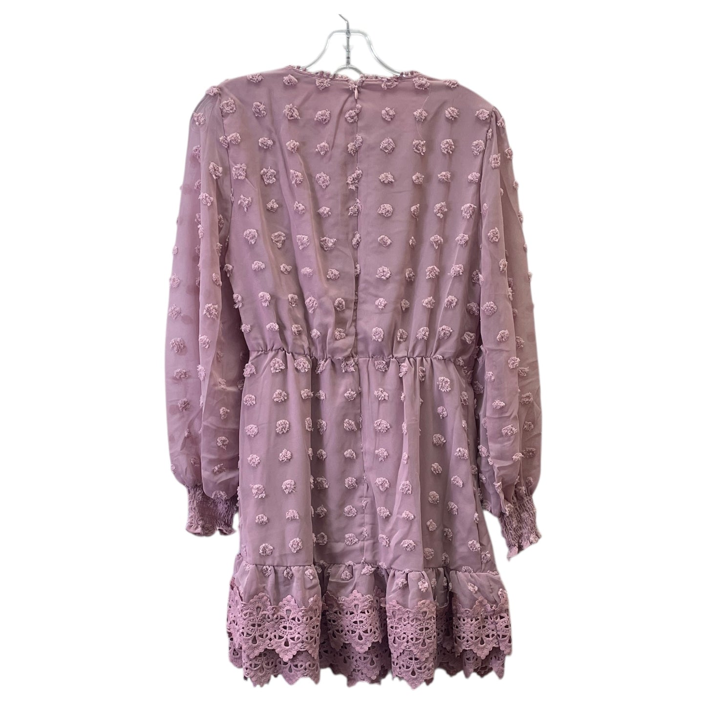 Dress Party Short By Simplee in Pink, Size:M