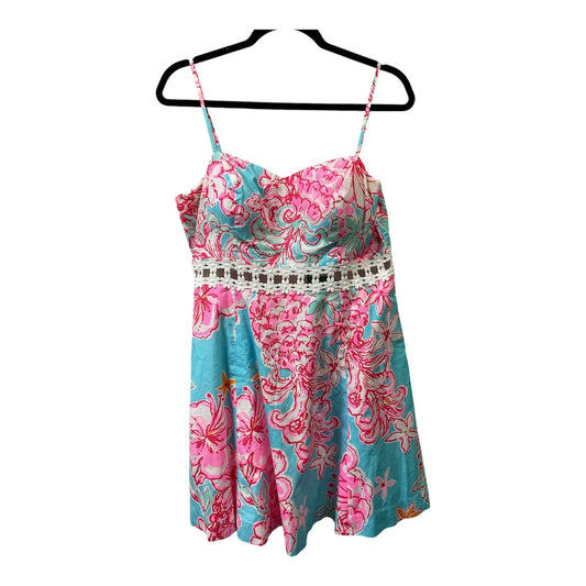 Dress Designer By Lilly Pulitzer In Floral Print, Size:12