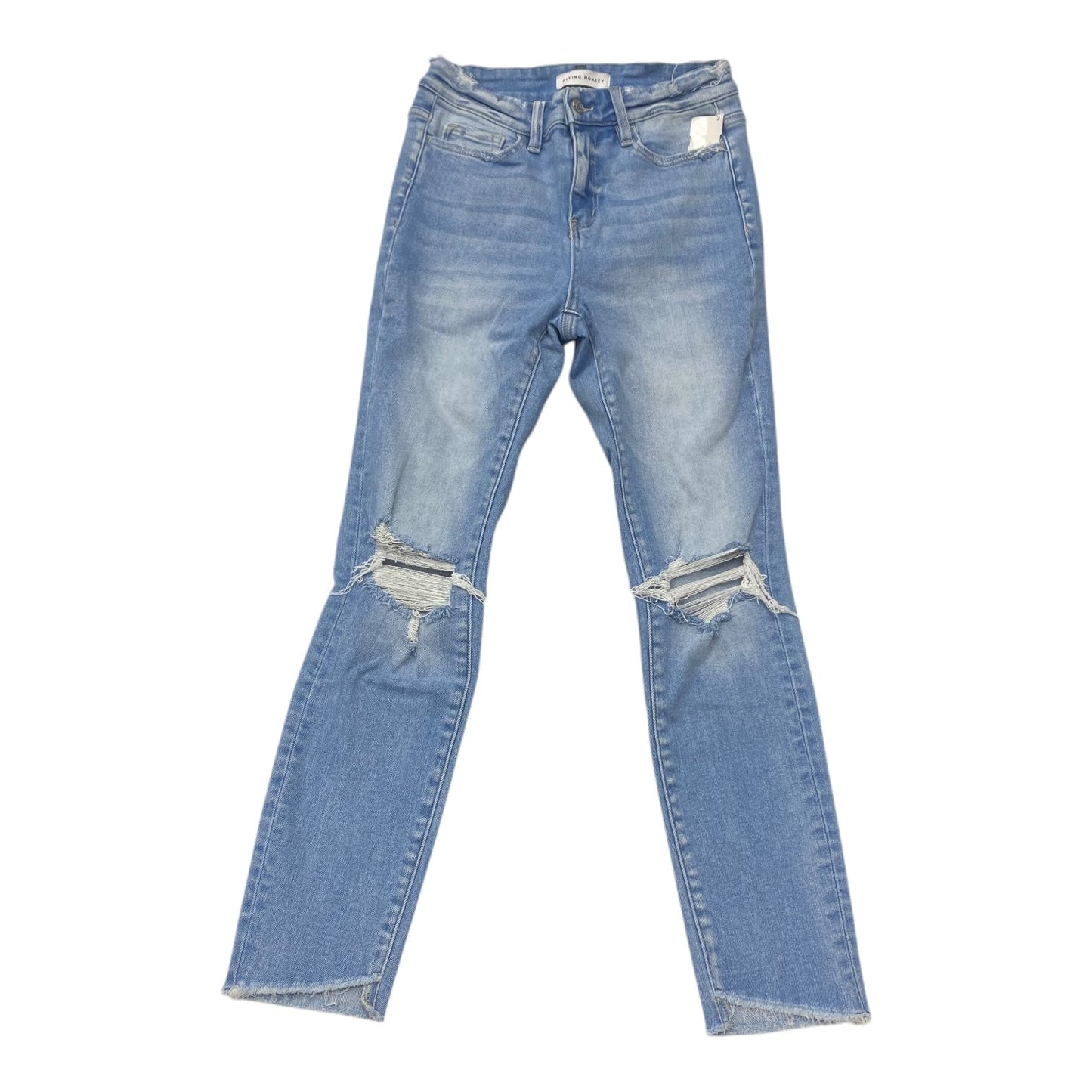 Jeans Skinny By Flying Monkey In Blue Denim, Size:4