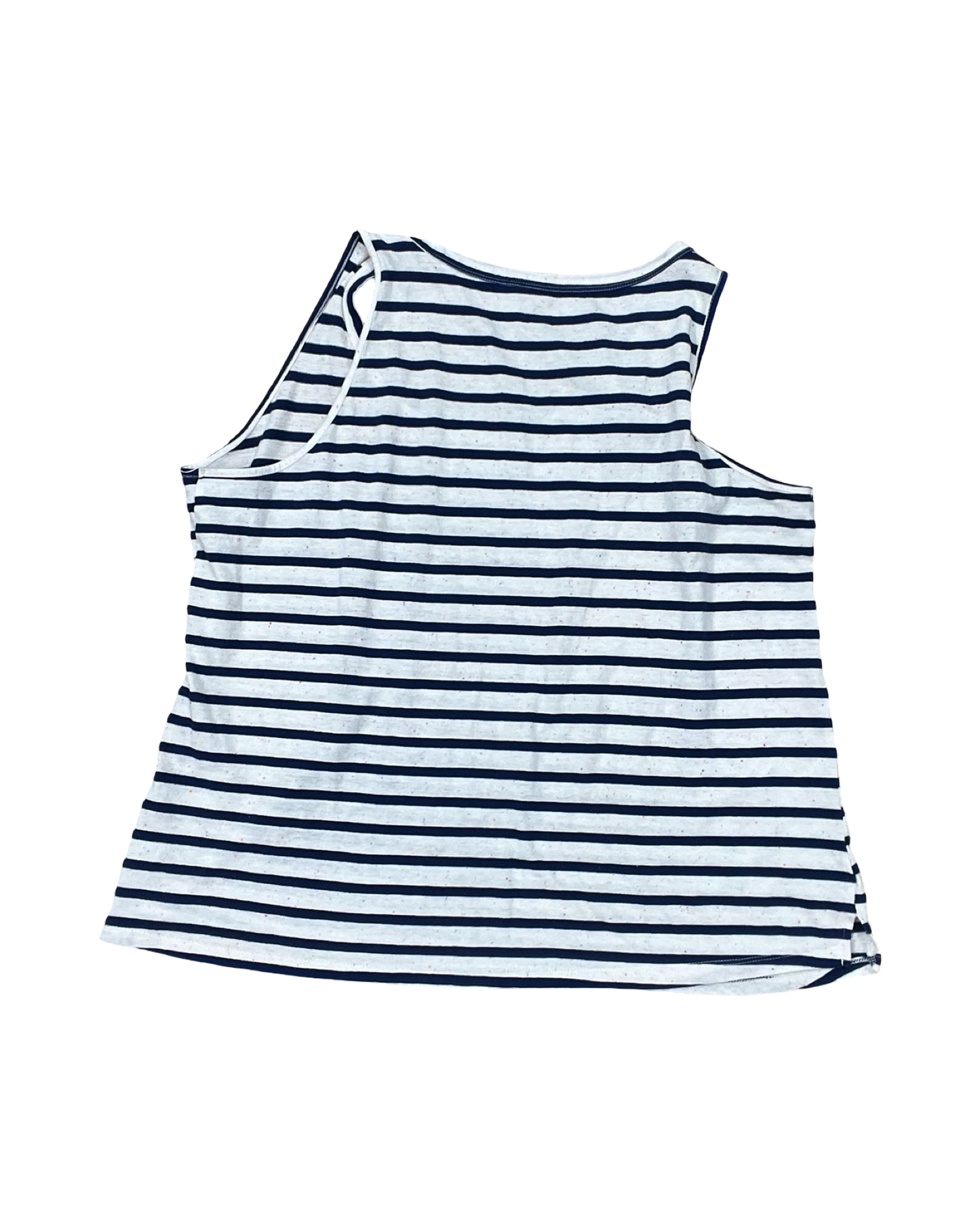 Tank Top By Maurices In Blue & White, Size:1X