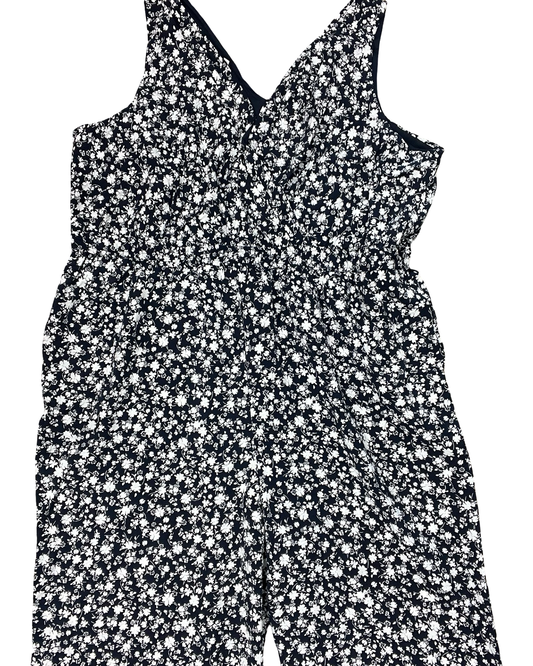 Jumpsuit By Maurices In Blue & Cream, Size:3X