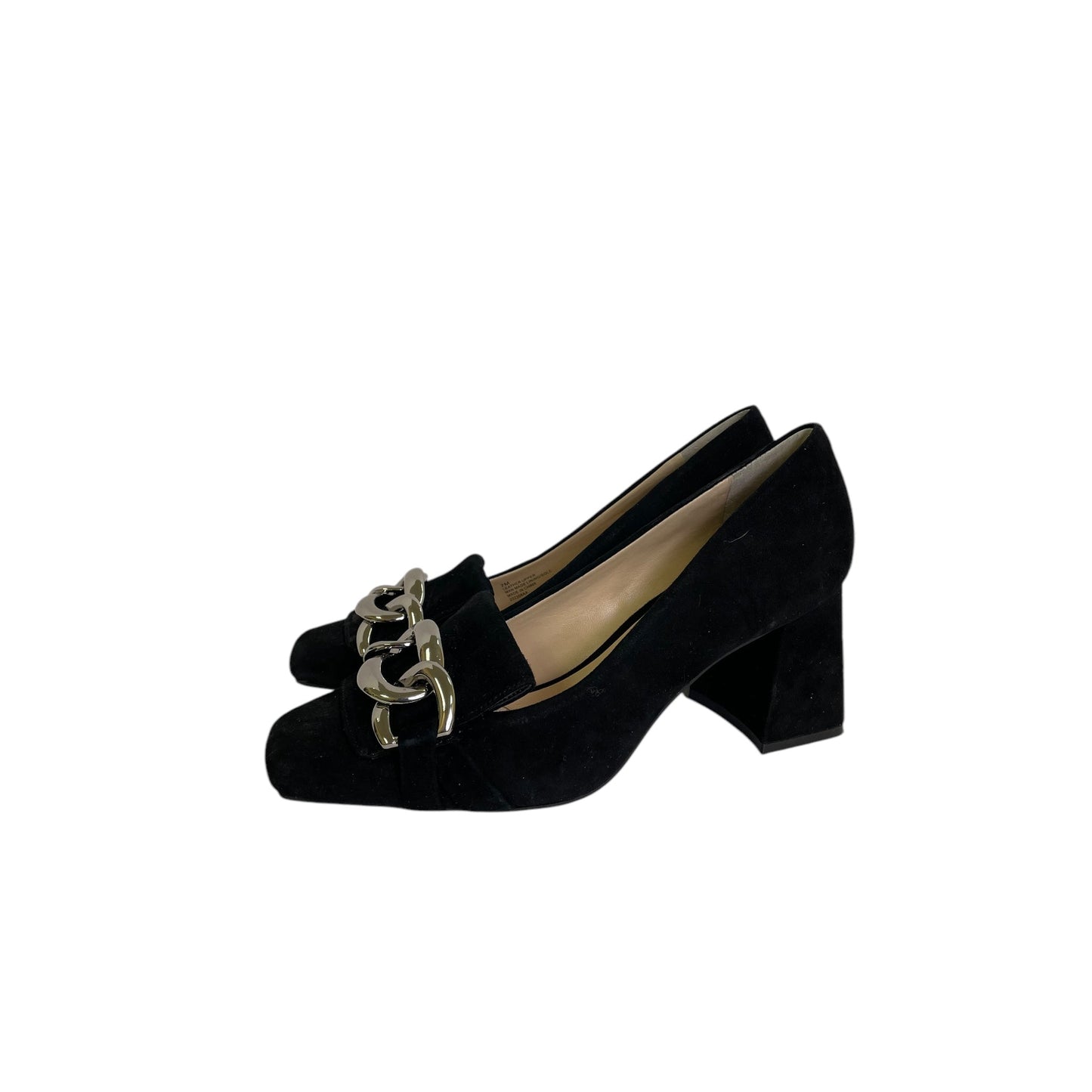 Shoes Heels Block By Alex Marie In Black, Size:7