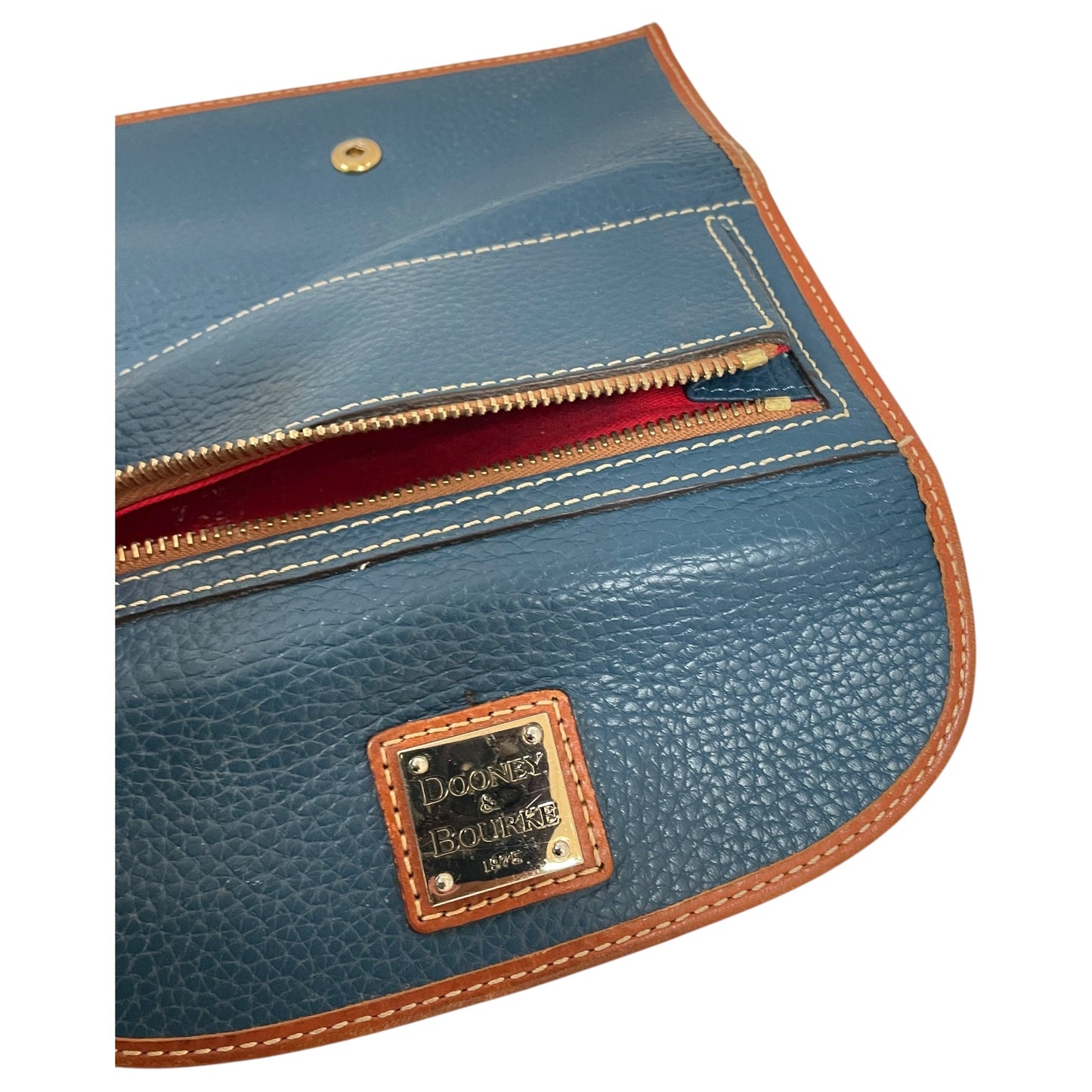 Wallet Designer By Dooney And Bourke In Blue, Size:Medium
