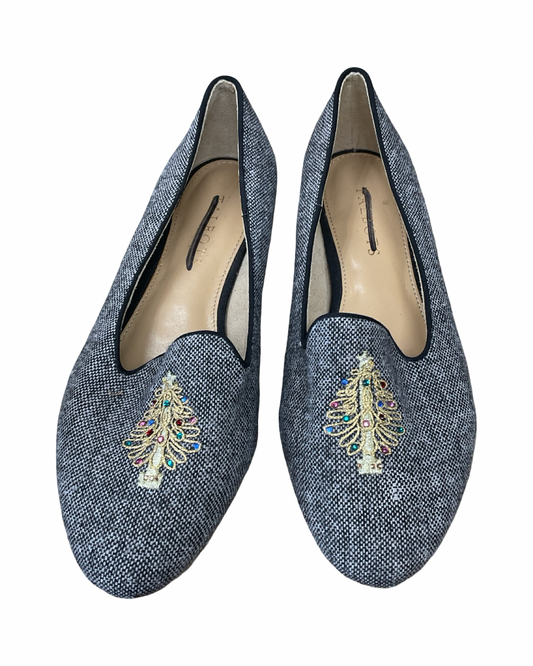 Shoes Flats By Talbots In Grey, Size:6.5