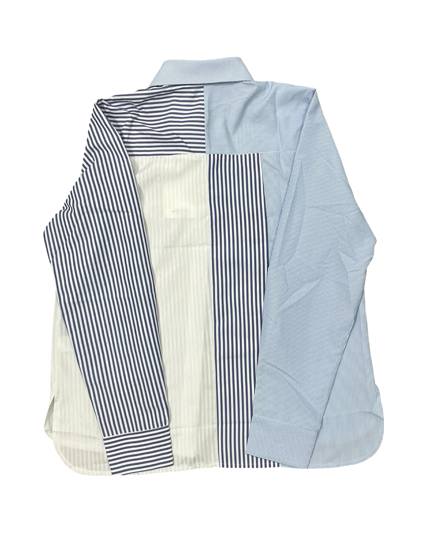 Blouse Ls By Andree By Unit In Blue & White, Size:S