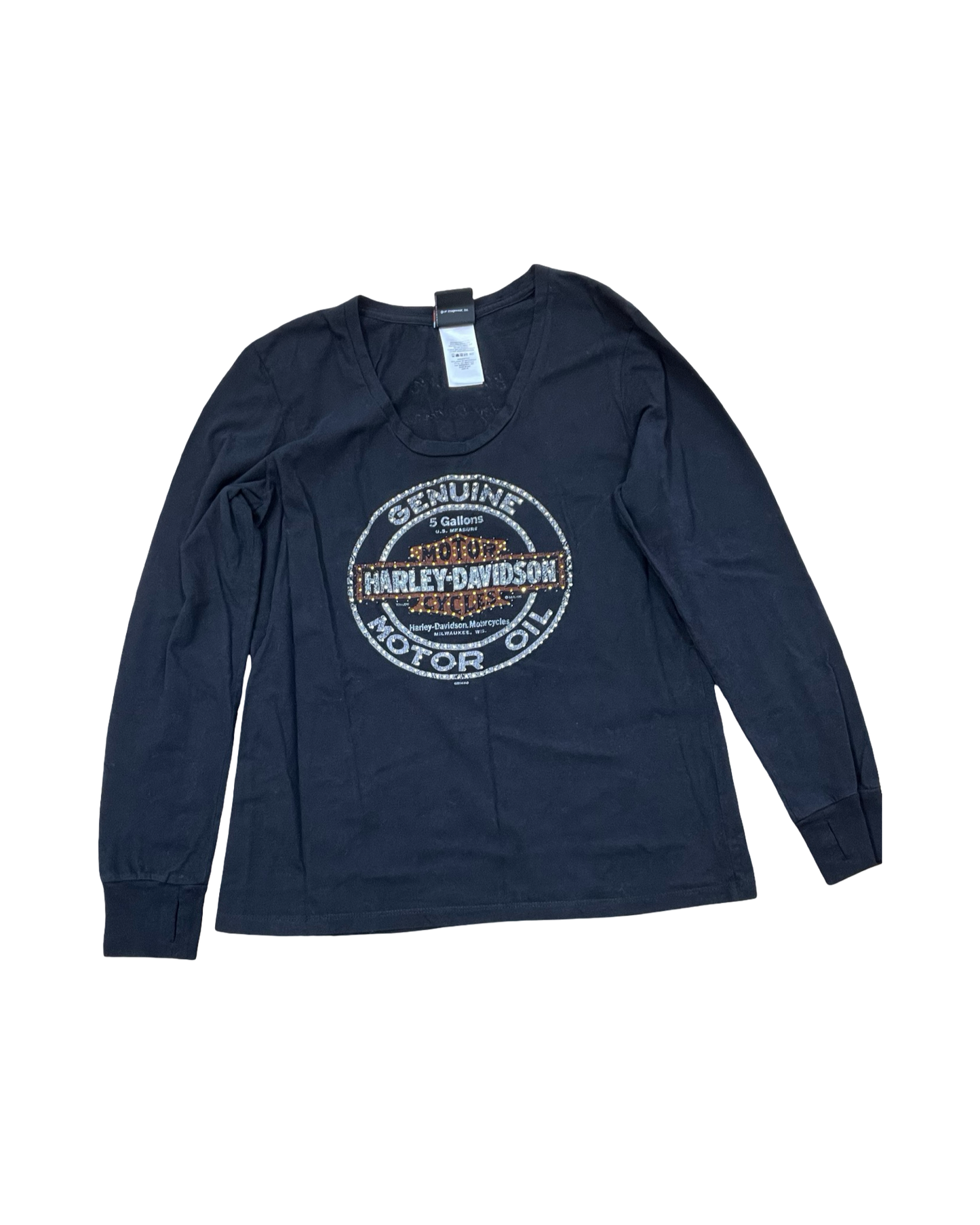 Top Ls By Harley Davidson In Black, Size:L