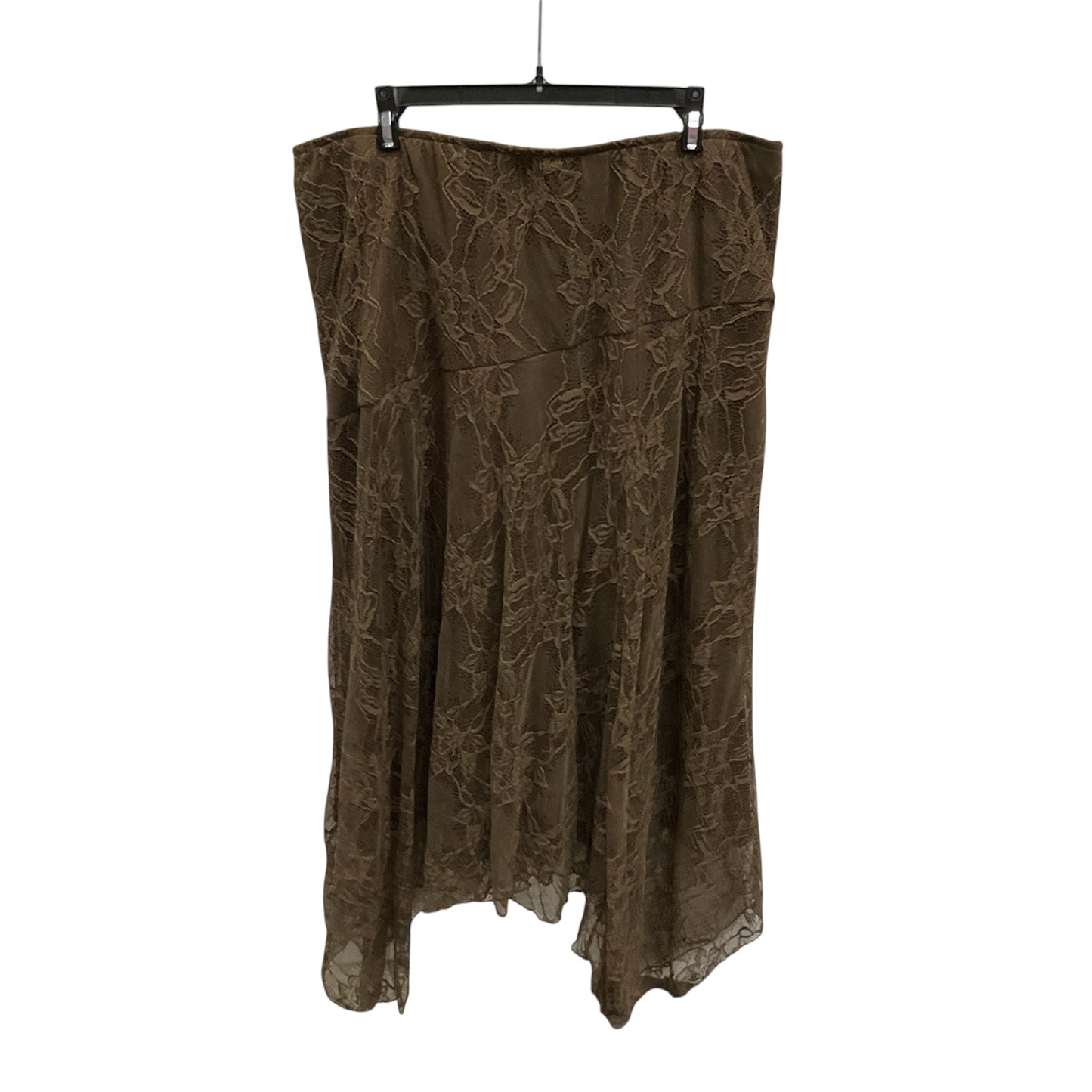 Skirt Maxi By Ultra Pink In Brown, Size: Xl