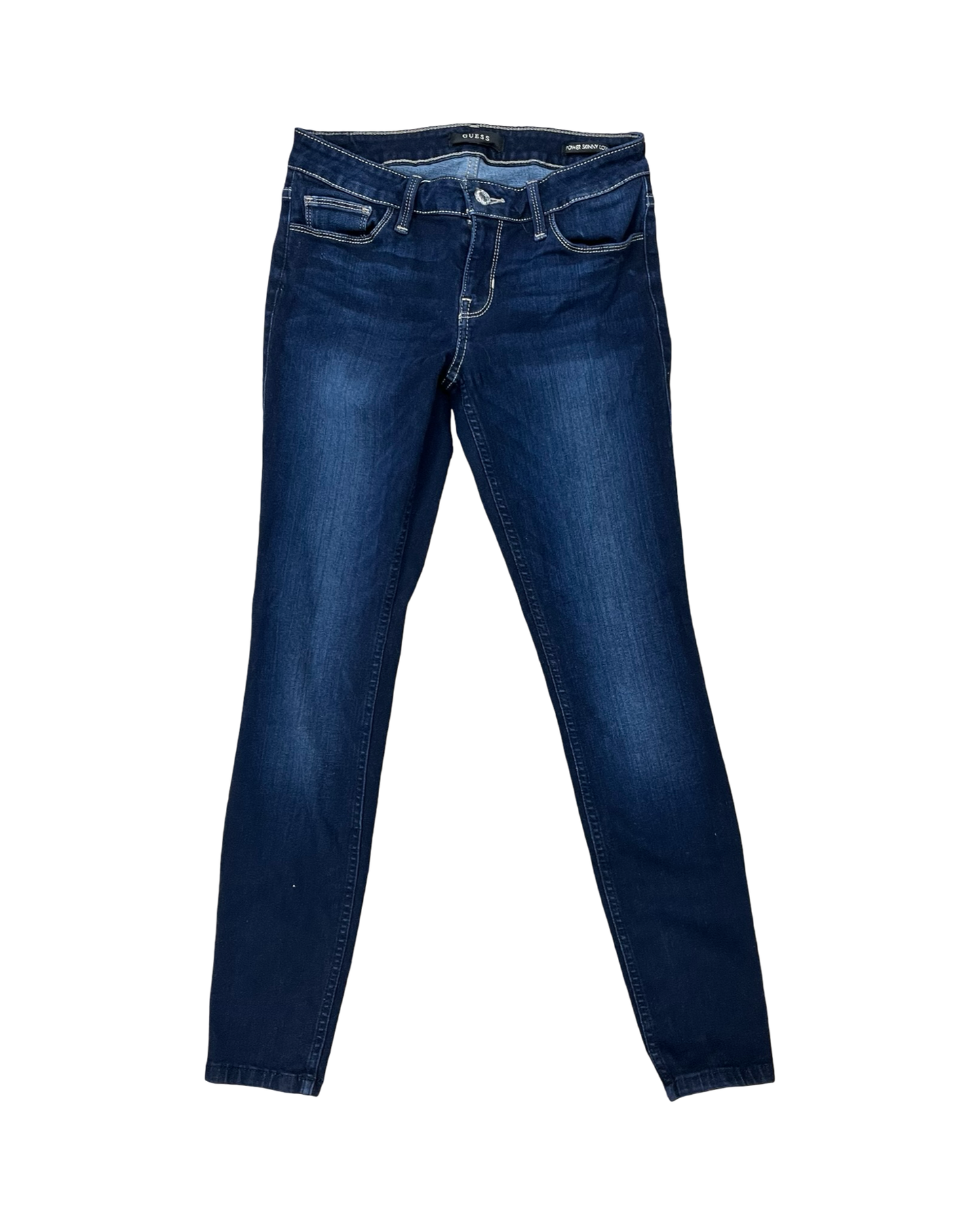 Jeans Jeggings By Guess In Blue, Size:4