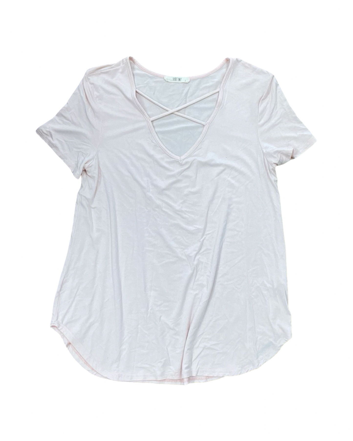 Top Ss By Clothes Mentor In Pink, Size:L
