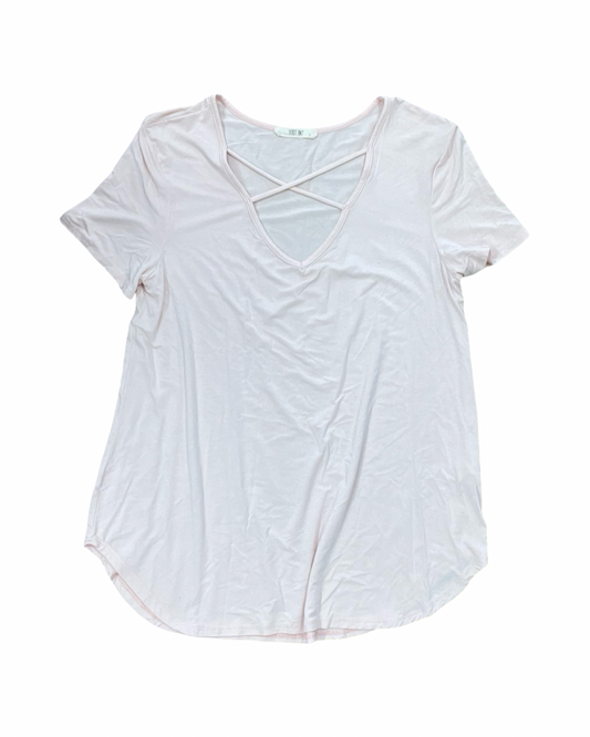 Top Ss By Clothes Mentor In Pink, Size:L