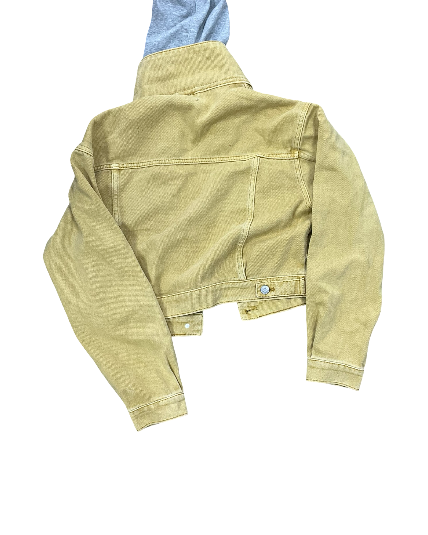 Jacket Denim By Vervet In Yellow Denim, Size:M