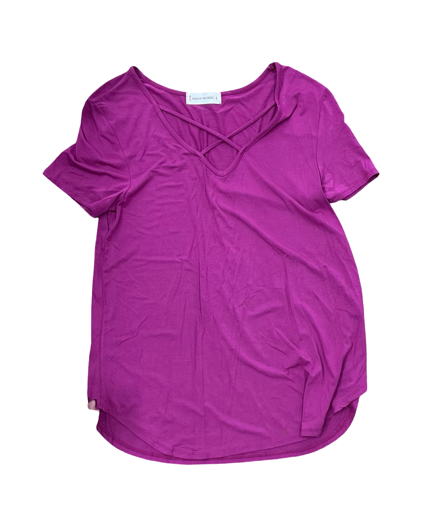 Top Ss By Clothes Mentor In Pink, Size:L
