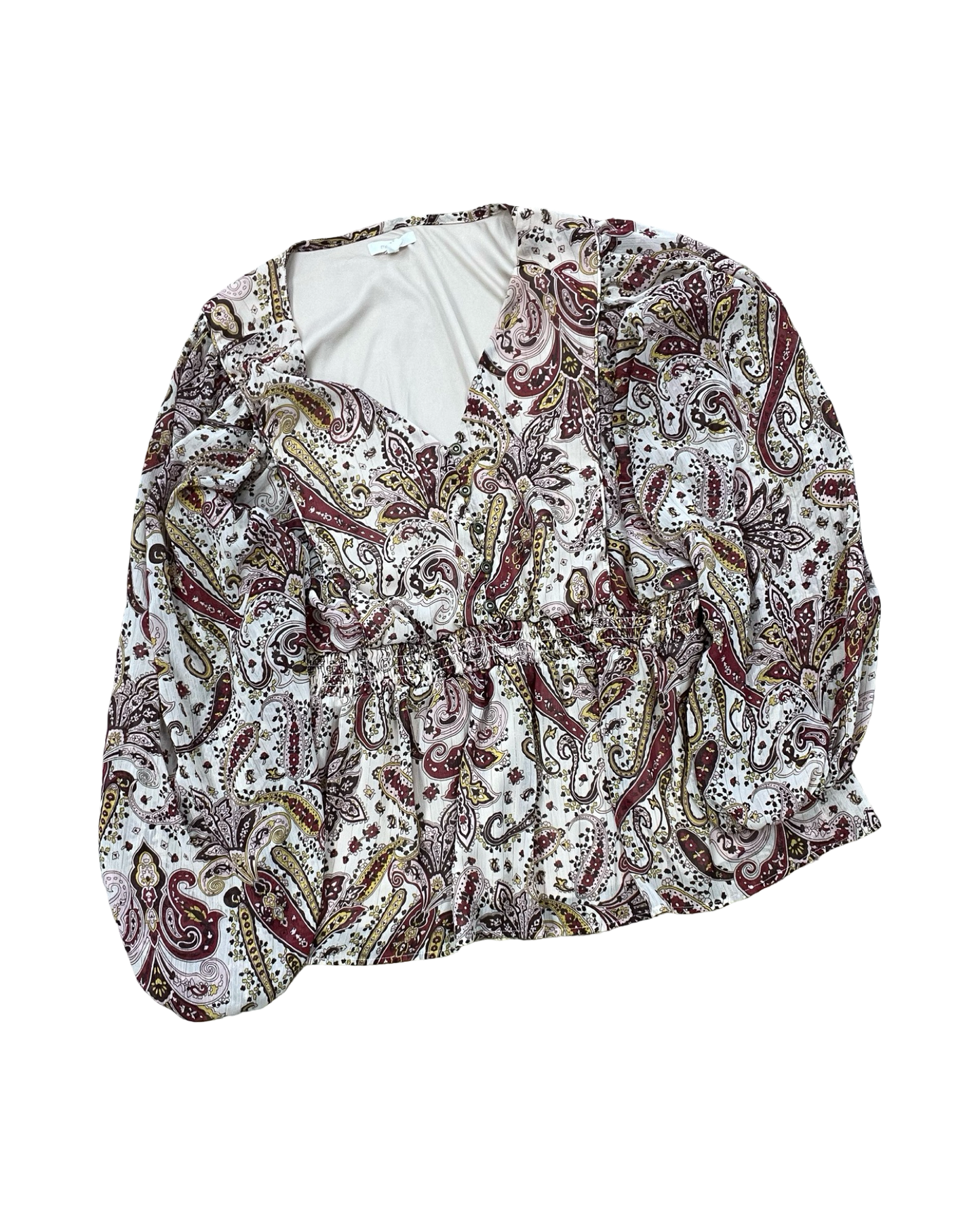 Top Ls By Maurices In Brown & Red, Size:Xl