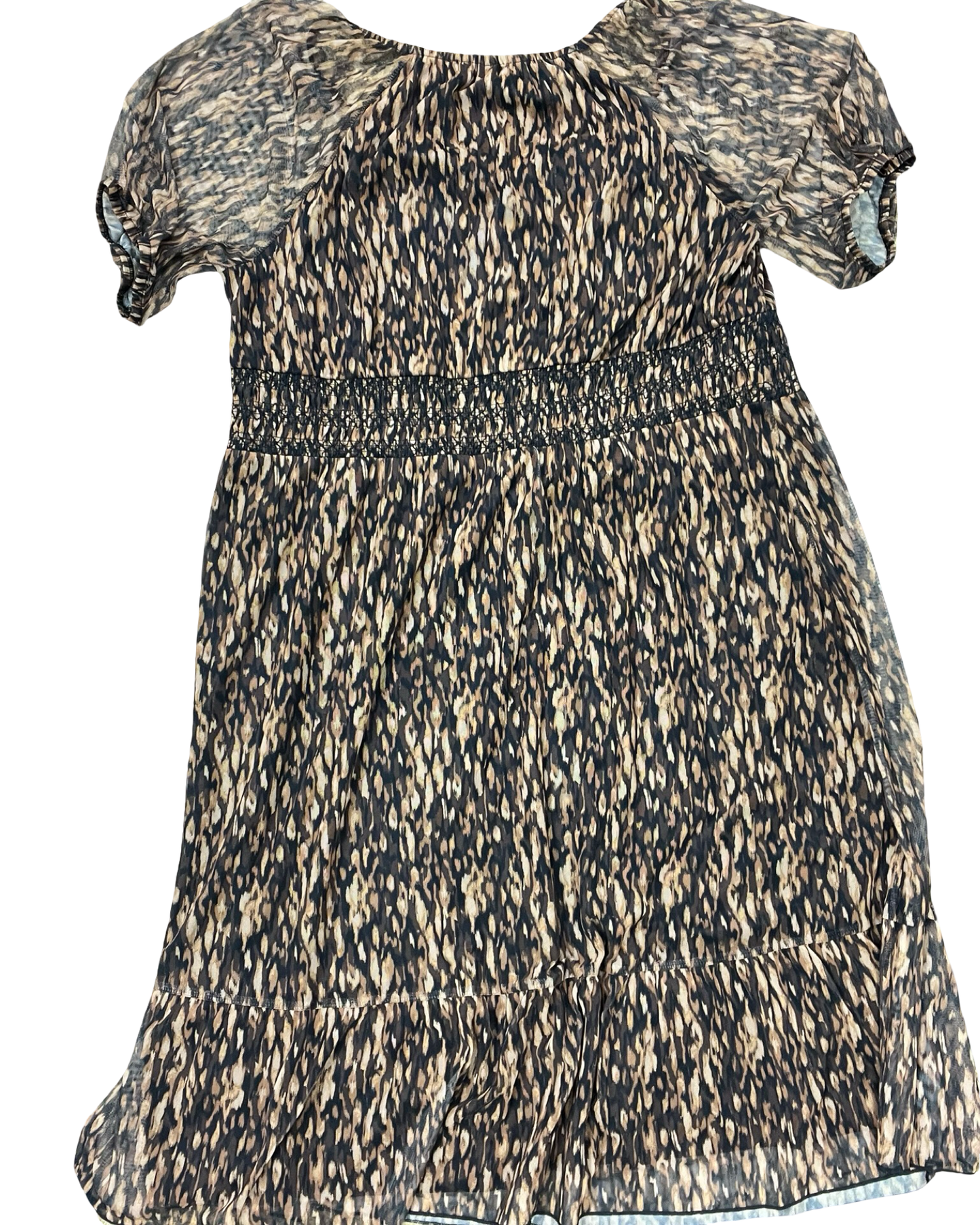 Dress Party Midi By Terra & Sky In Animal Print, Size:1X