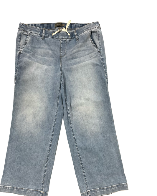 Jeans Wide Leg By Torrid In Blue Denim, Size:2X