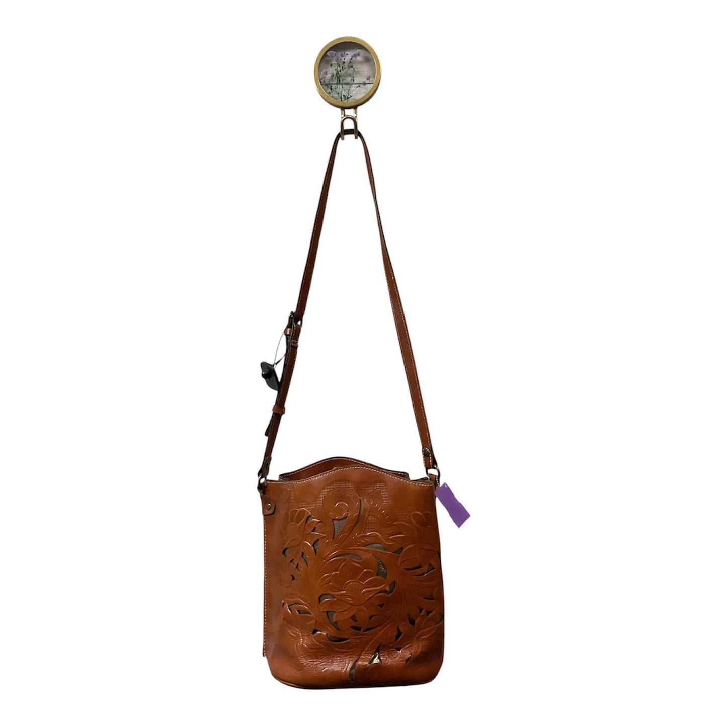 Handbag Designer By Patricia Nash In Brown, Size:Medium