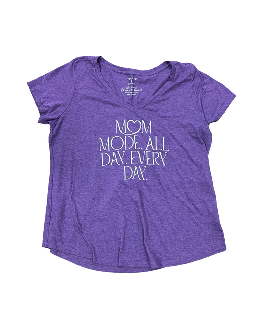 Top Ss By Torrid In Purple, Size:1X