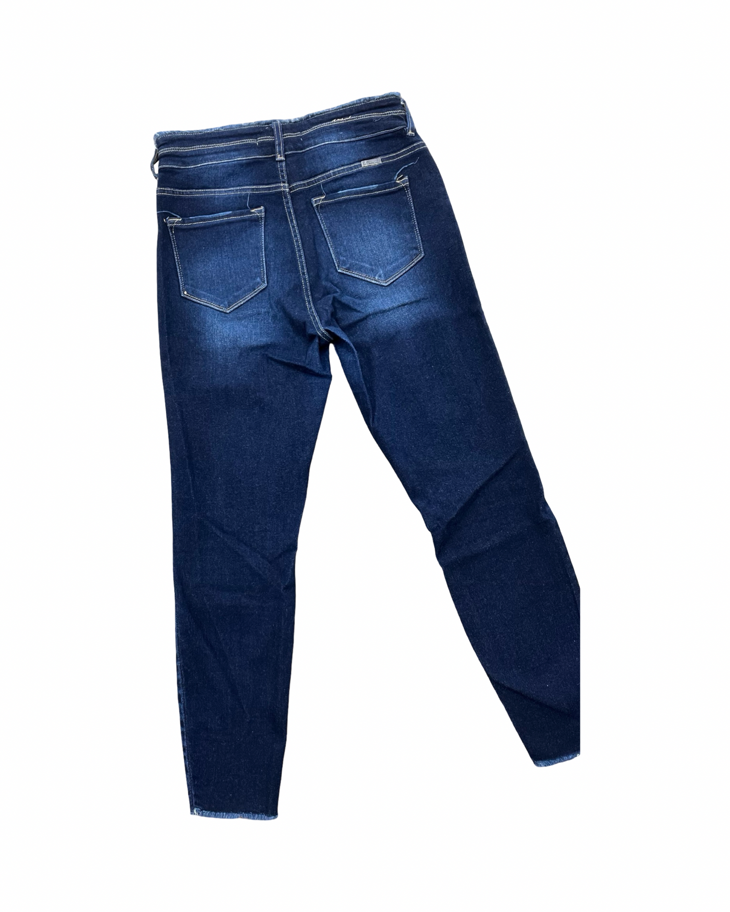 Jeans Skinny By Kancan In Blue Denim, Size:8