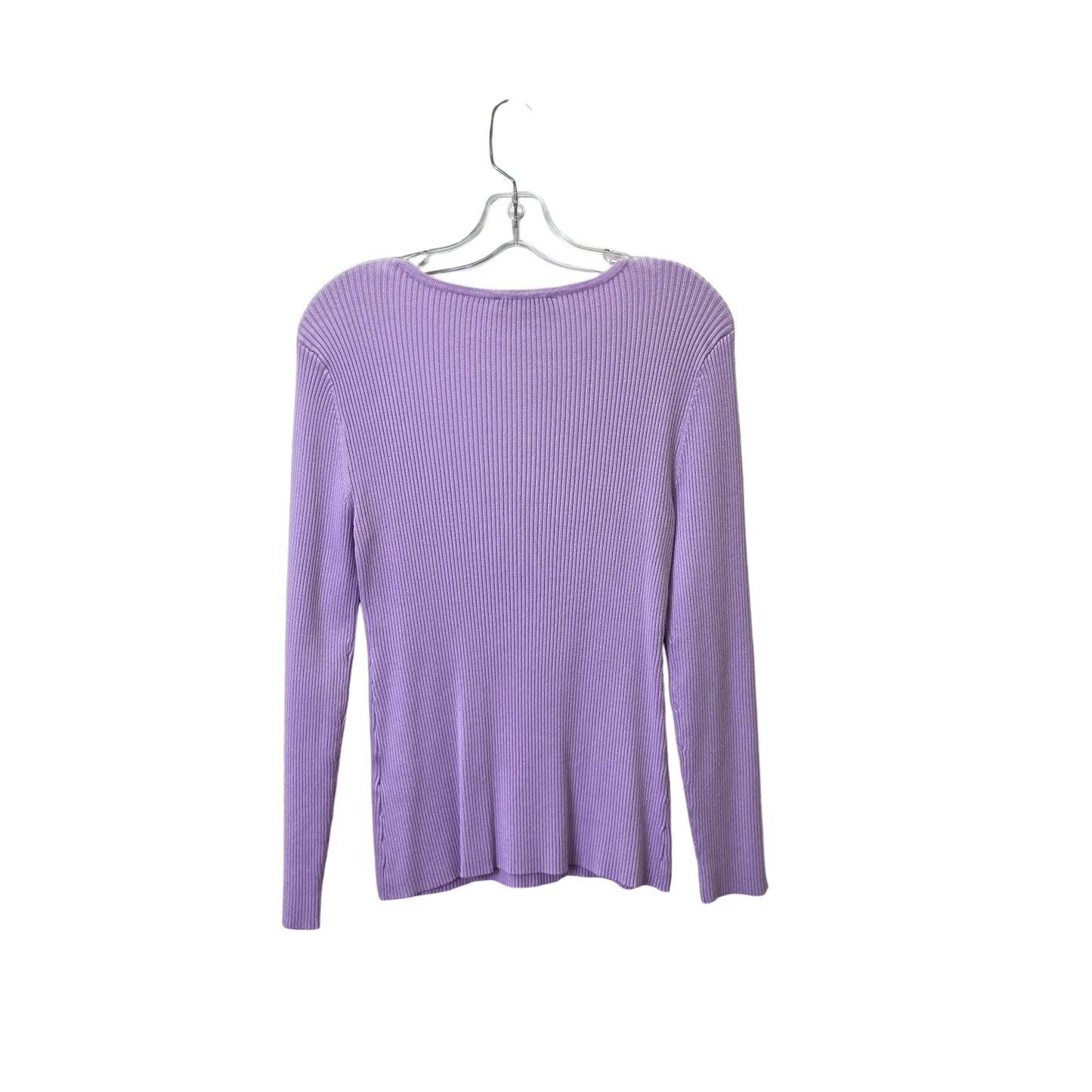 Sweater By Inc In Purple, Size:L