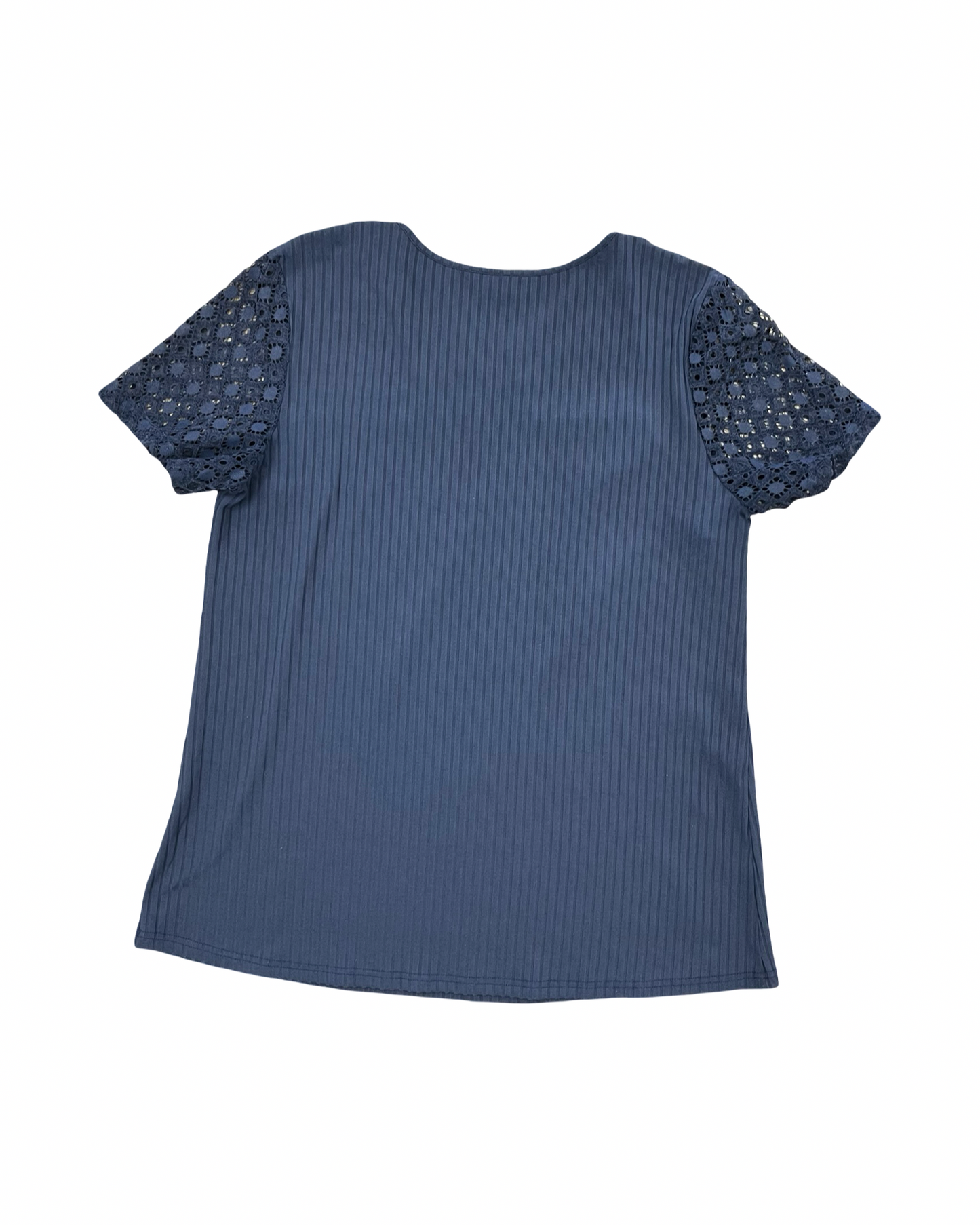Top Ss By Clothes Mentor In Navy, Size:Xl