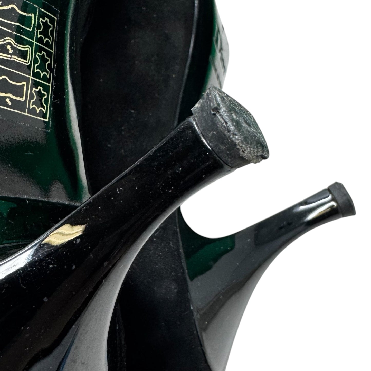 Cutout Kitten Heel Pumps Luxury Designer By Dior In Black, Size: 7.5 (37.5)