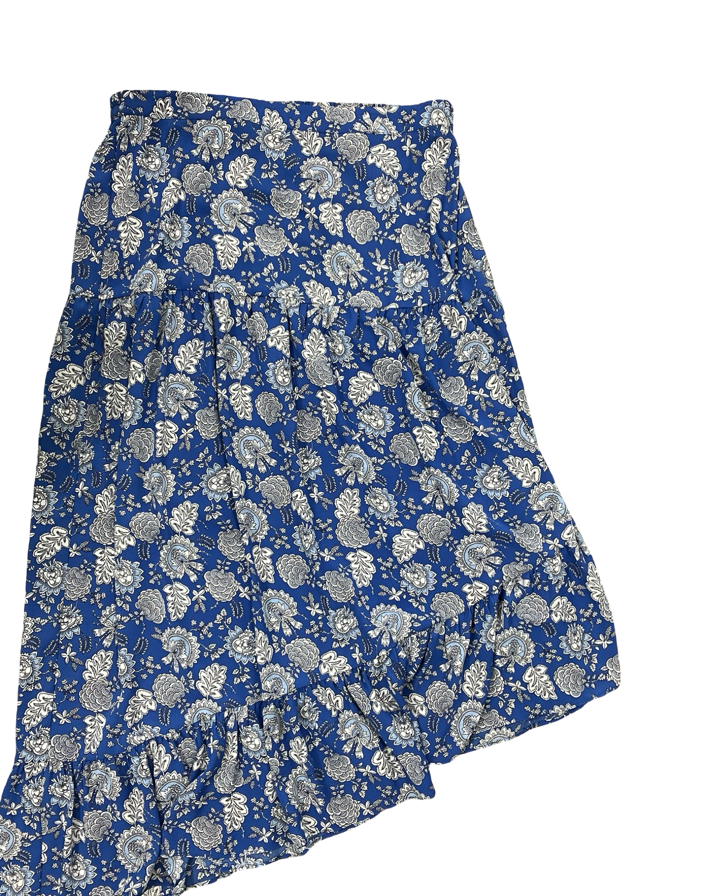 Skirt Maxi By Vince Camuto In Blue & White, Size:L