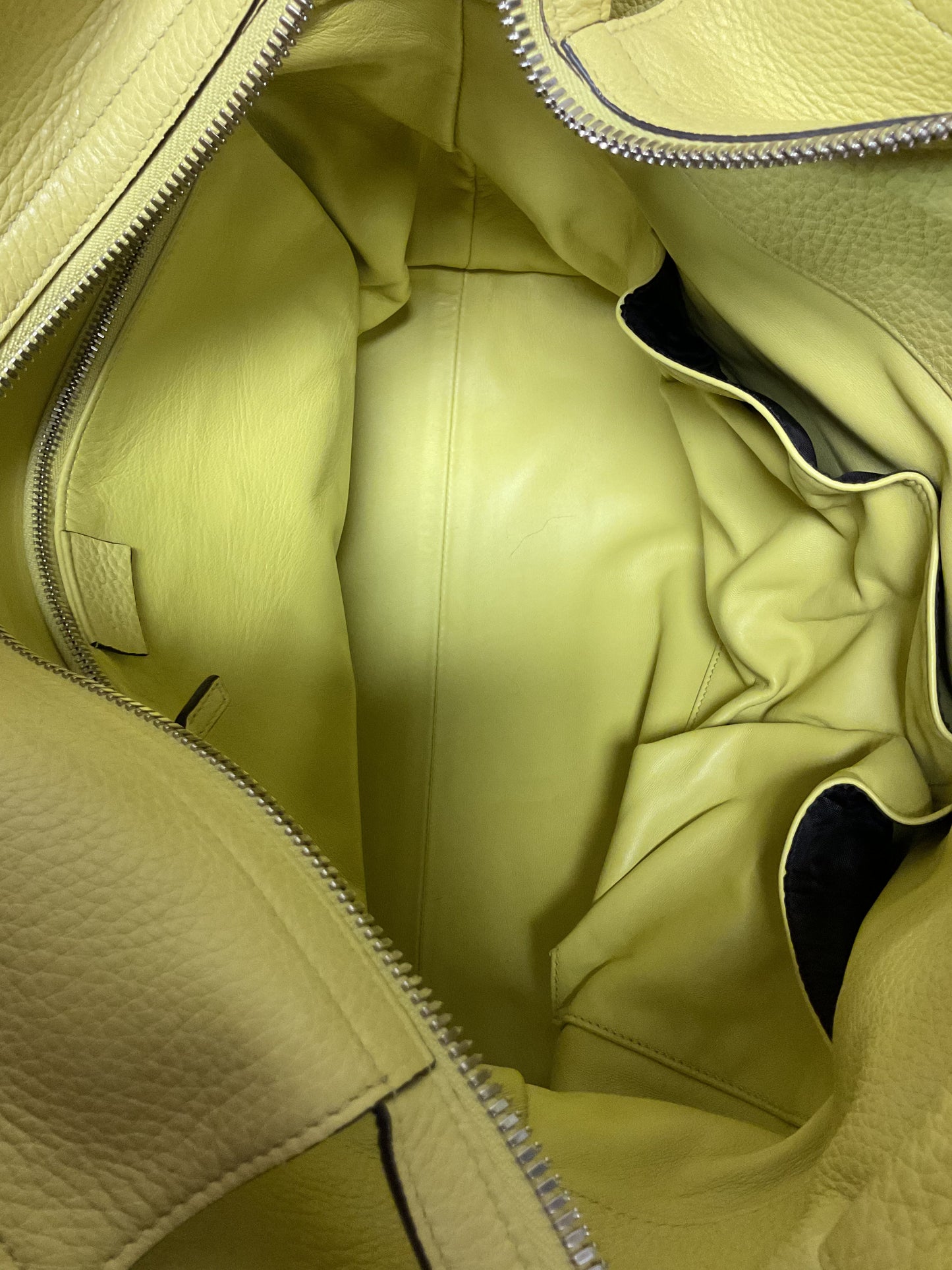 Handbag Luxury Designer By Gucci In Brown & Yellow, Size:Large
