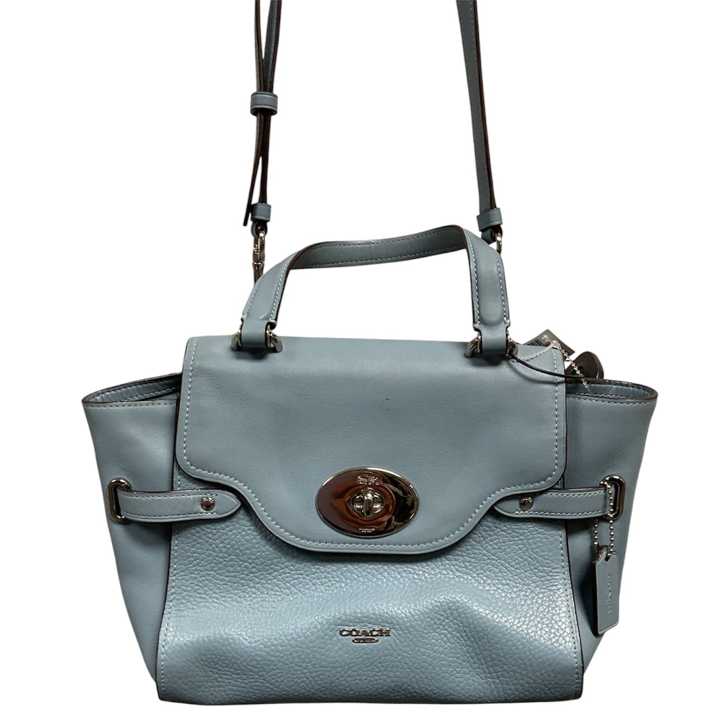 Handbag Designer By Coach In Blue, Size:Medium