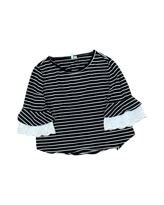 Top Ss By Elle In Black & White, Size:L