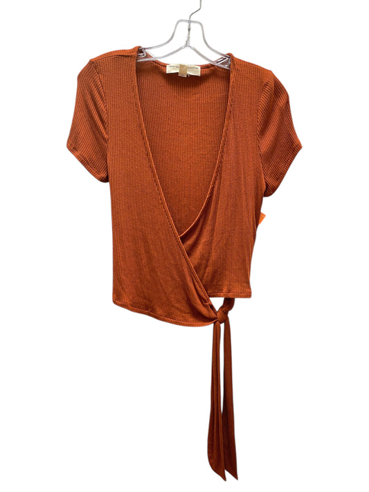 Top Ss By Urban Outfitters In Orange, Size:L