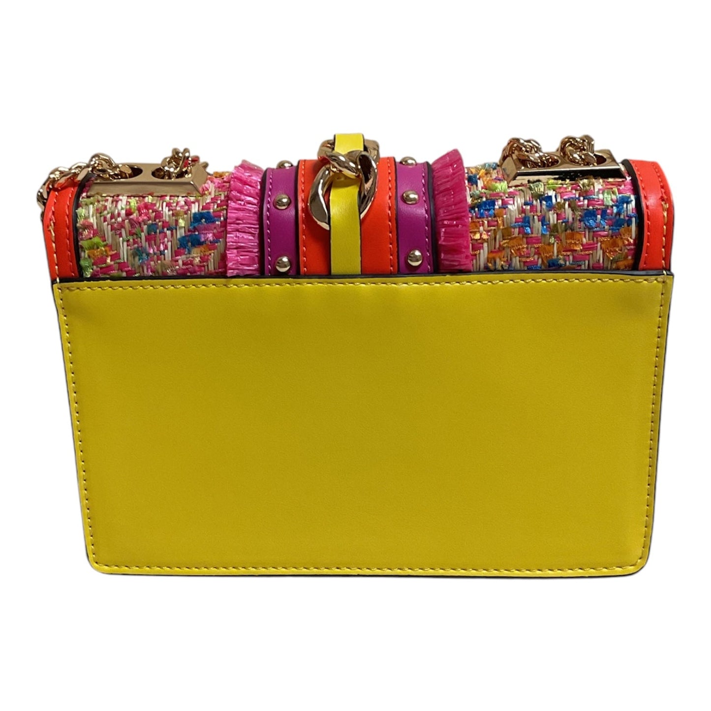 Crossbody By Aldo In Pink & Yellow, Size:Small