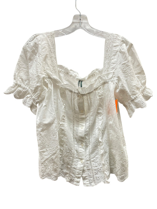 Top Ss By Anthropologie In White, Size:S