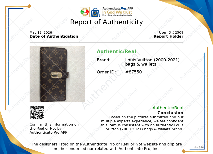 Marie-Lou Monogram Wallet Luxury Designer By Louis Vuitton, Size: Medium