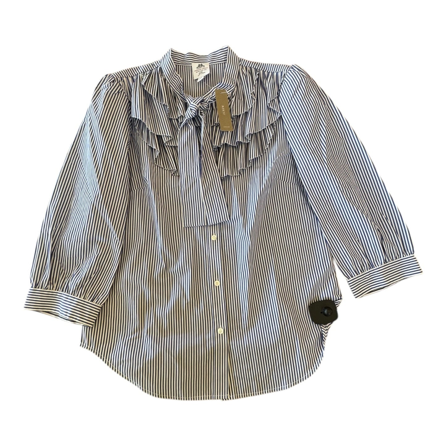 Top Ls By J. Crew In Striped Pattern, Size:6