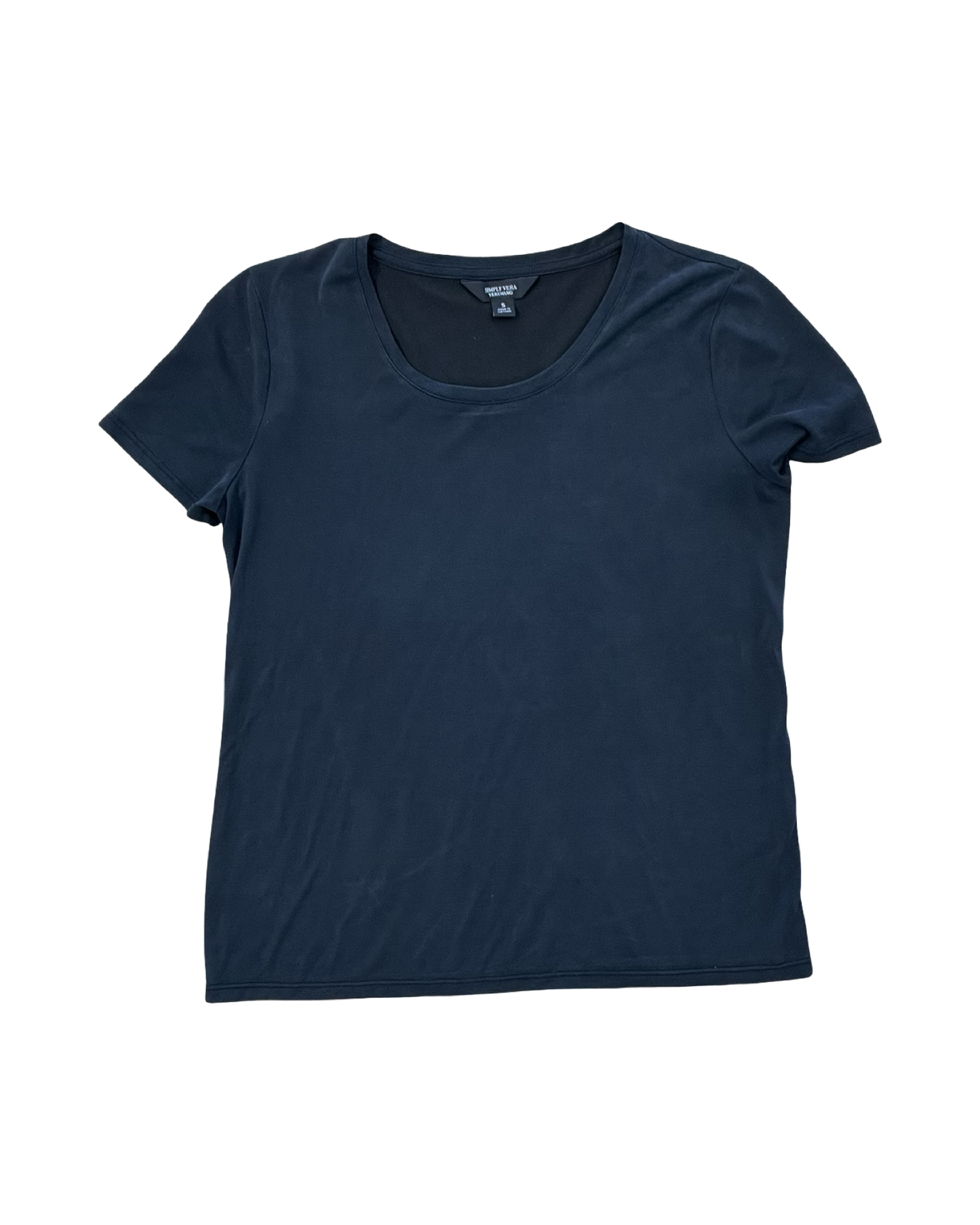 Top Ss Basic By Simply Vera In Black, Size:S