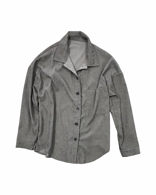 Blouse Ls By Shein In Brown, Size:M