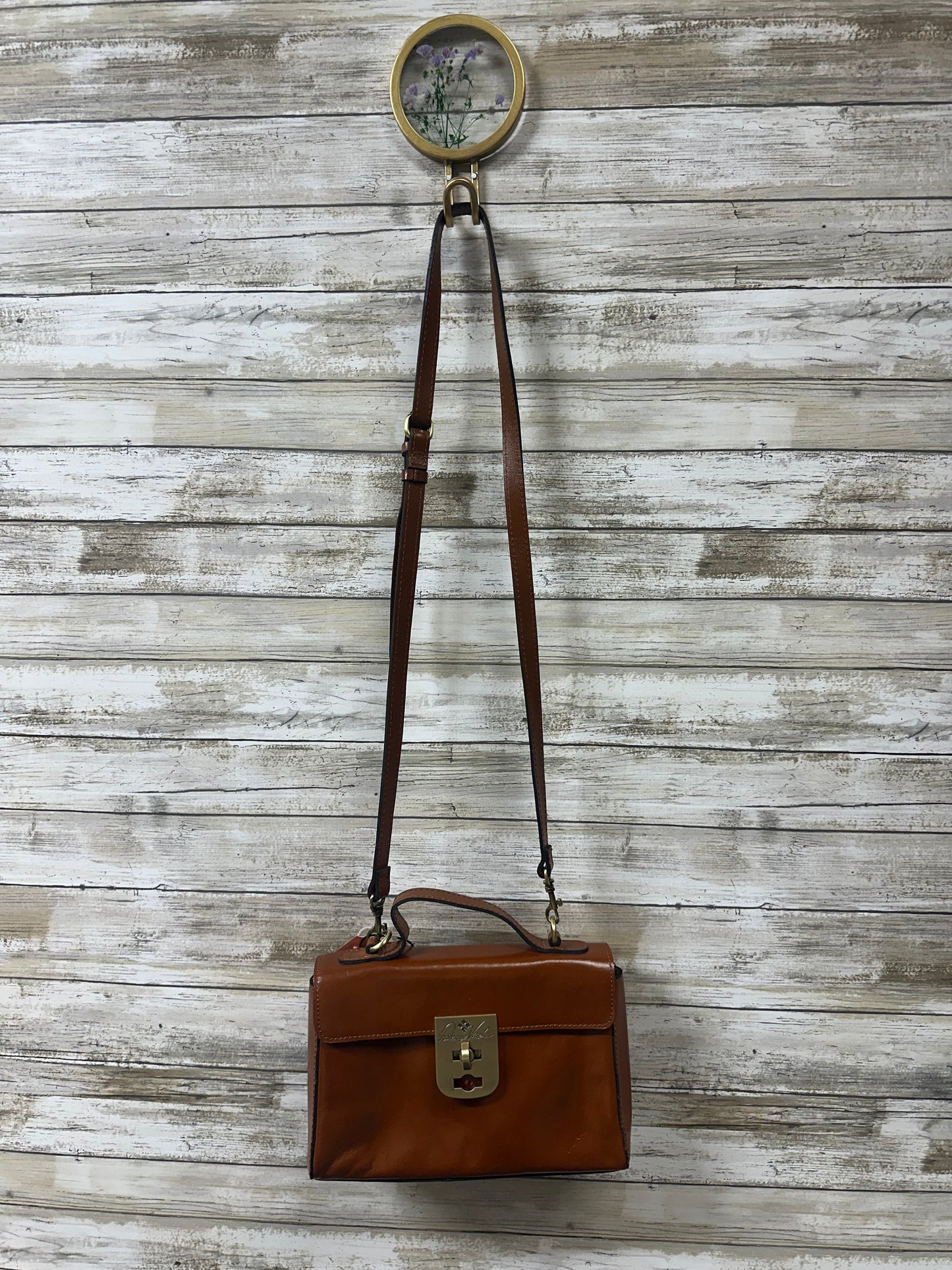 Handbag Designer By Patricia Nash In Brown, Size:Small