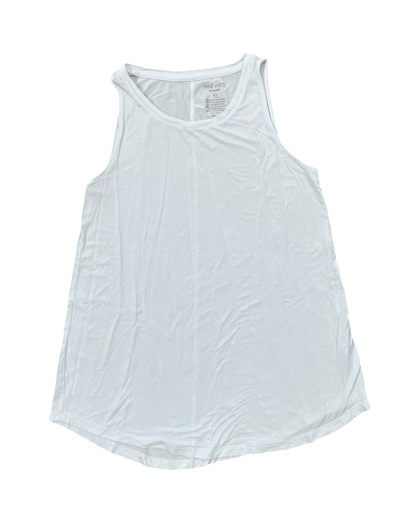 Top Sleeveless By Nine West In White, Size:Xs