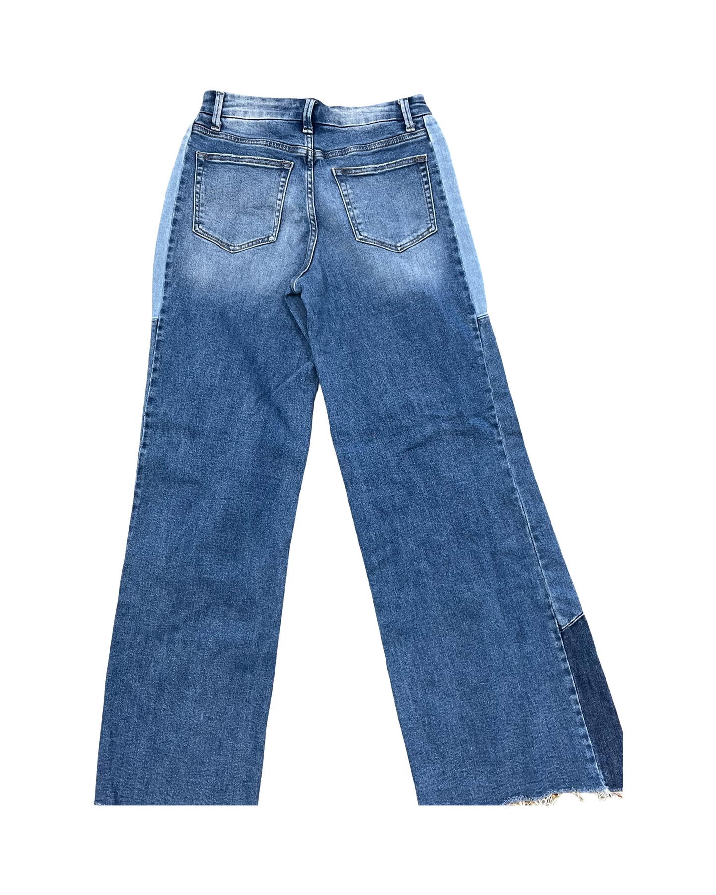 Jeans Wide Leg By Vervet In Blue Denim, Size:4