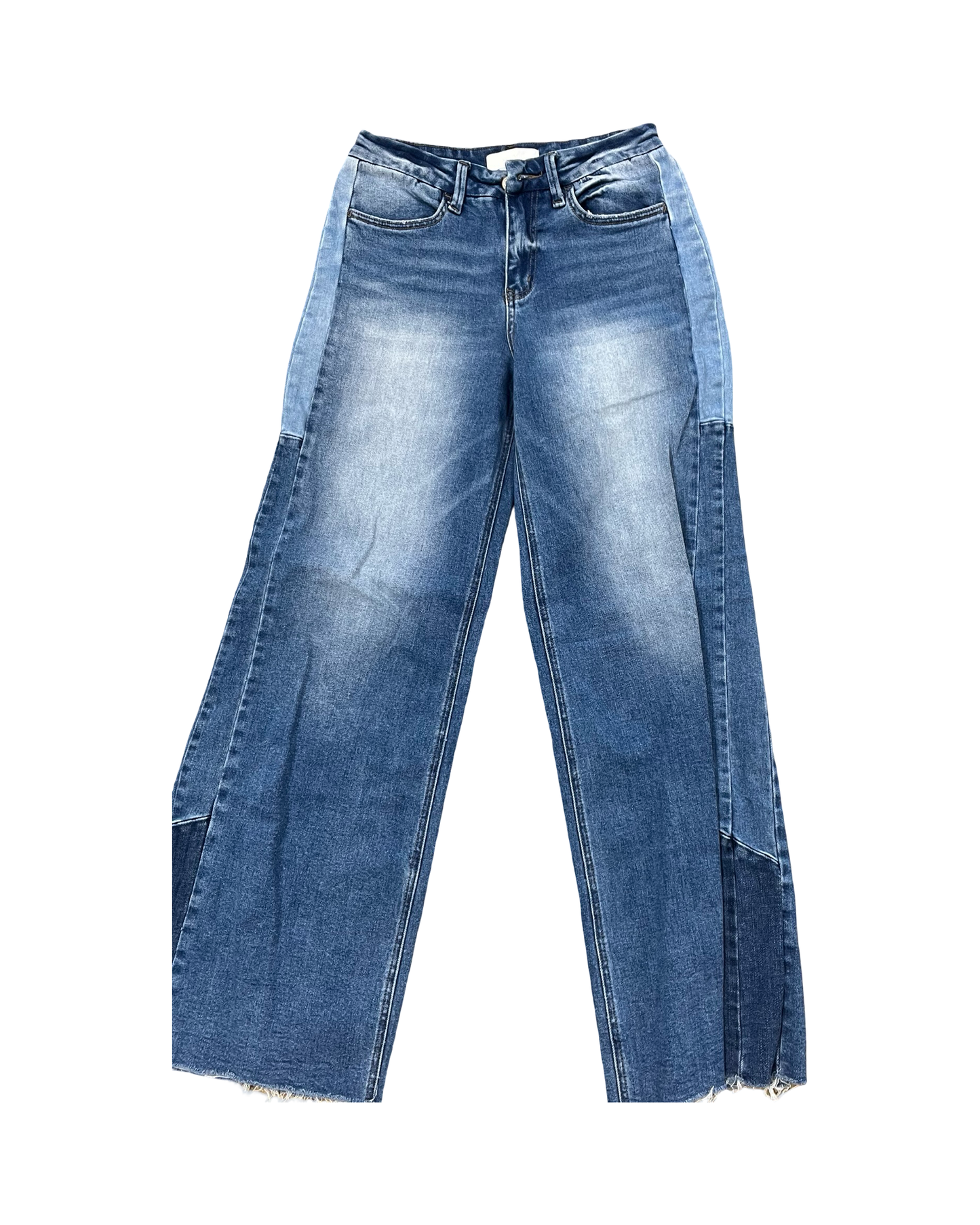 Jeans Wide Leg By Vervet In Blue Denim, Size:4