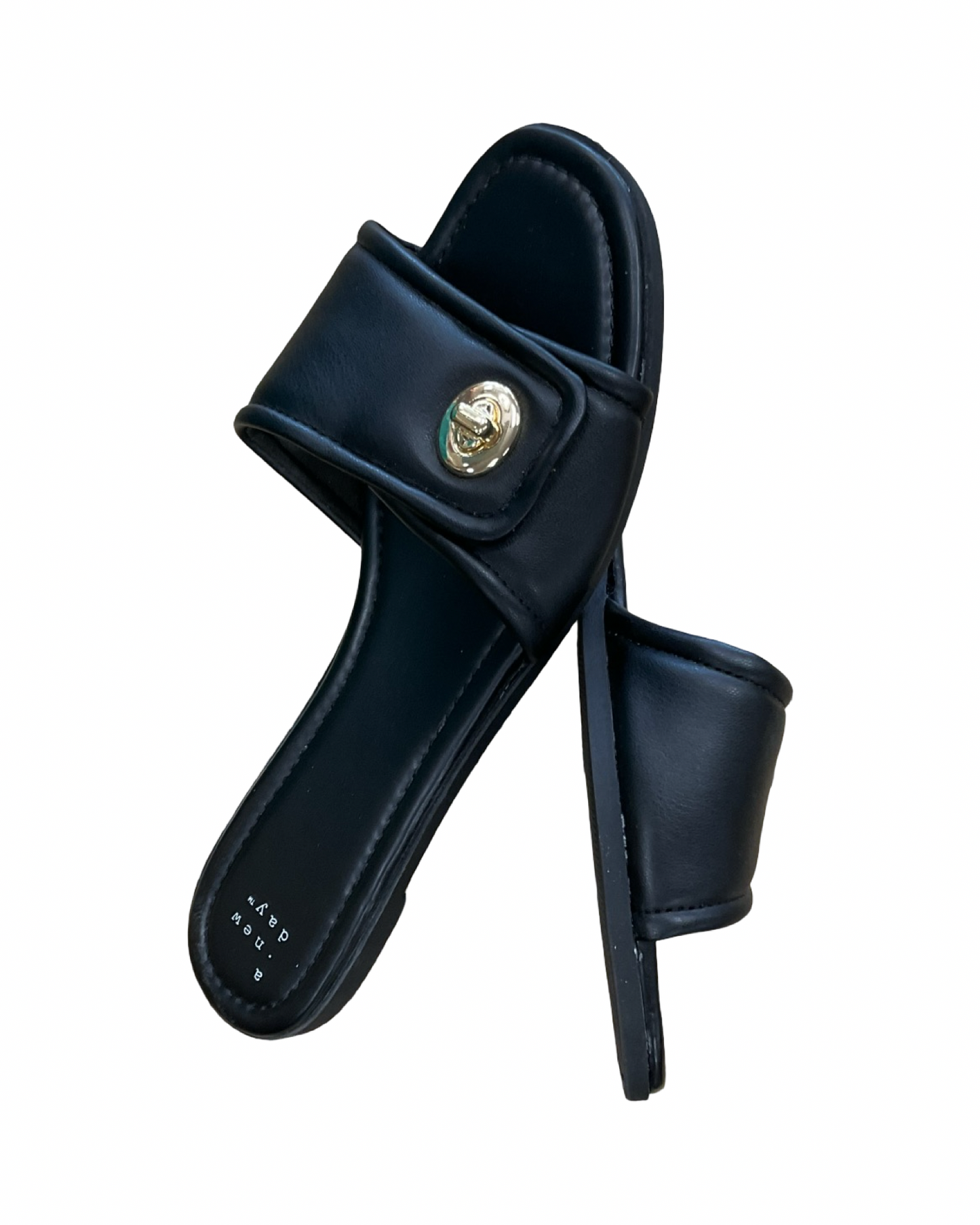 Sandals Flats By A New Day In Black, Size:9.5