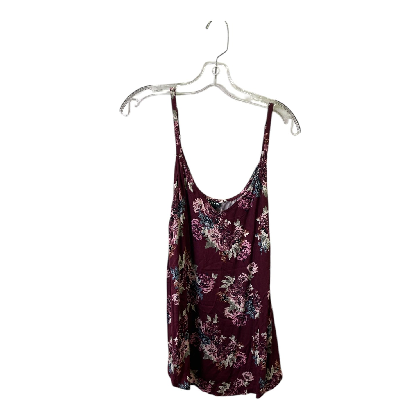 Tank Top By Torrid In Maroon, Size:1X