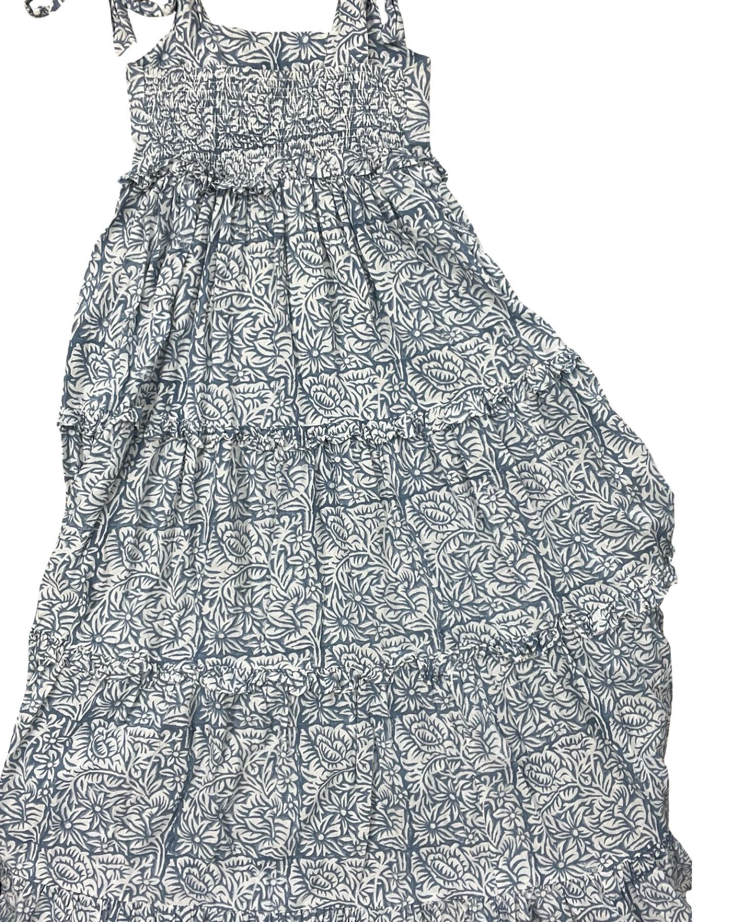Dress Casual Maxi By Clothes Mentor In Blue & White, Size:S