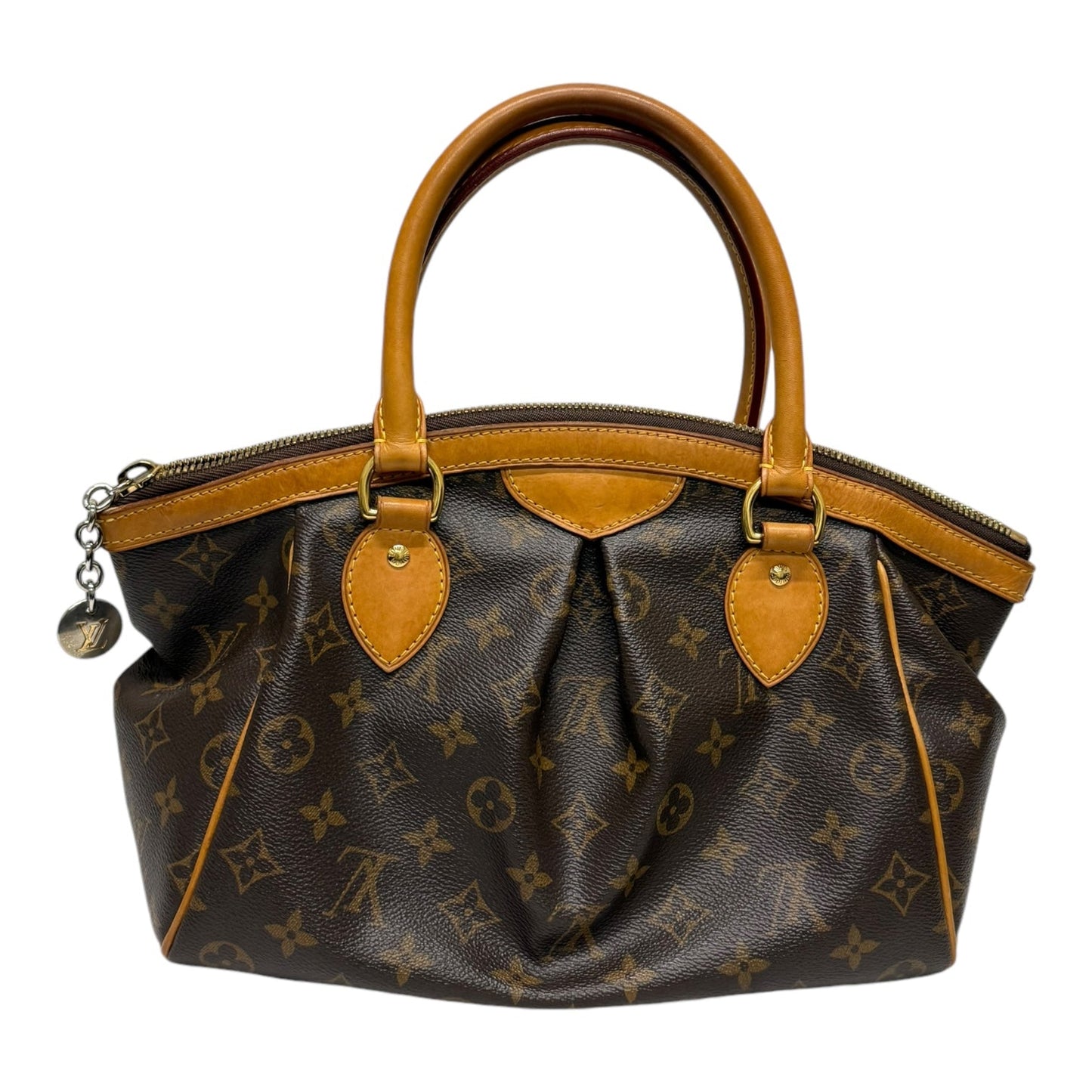 Handbag Luxury Designer By Louis Vuitton In Brown, Size:Medium