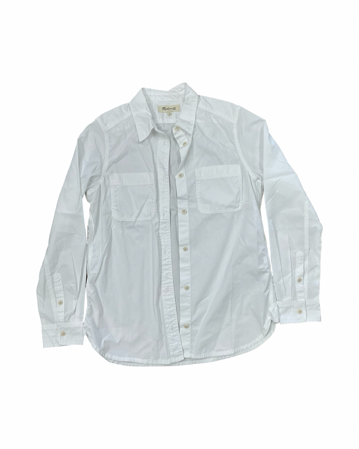 Blouse Ls By Madewell In White, Size:S